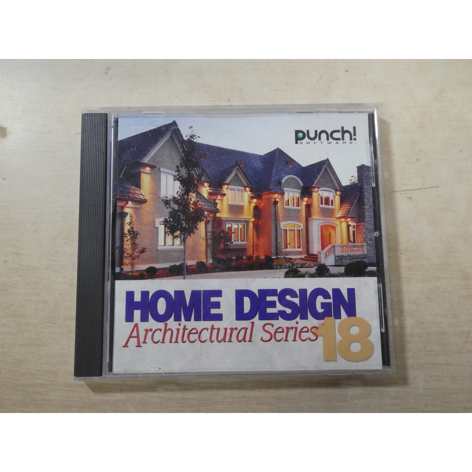 Punch Home Design Architectural Series 18 Windows PC Software 2002 CD-ROM