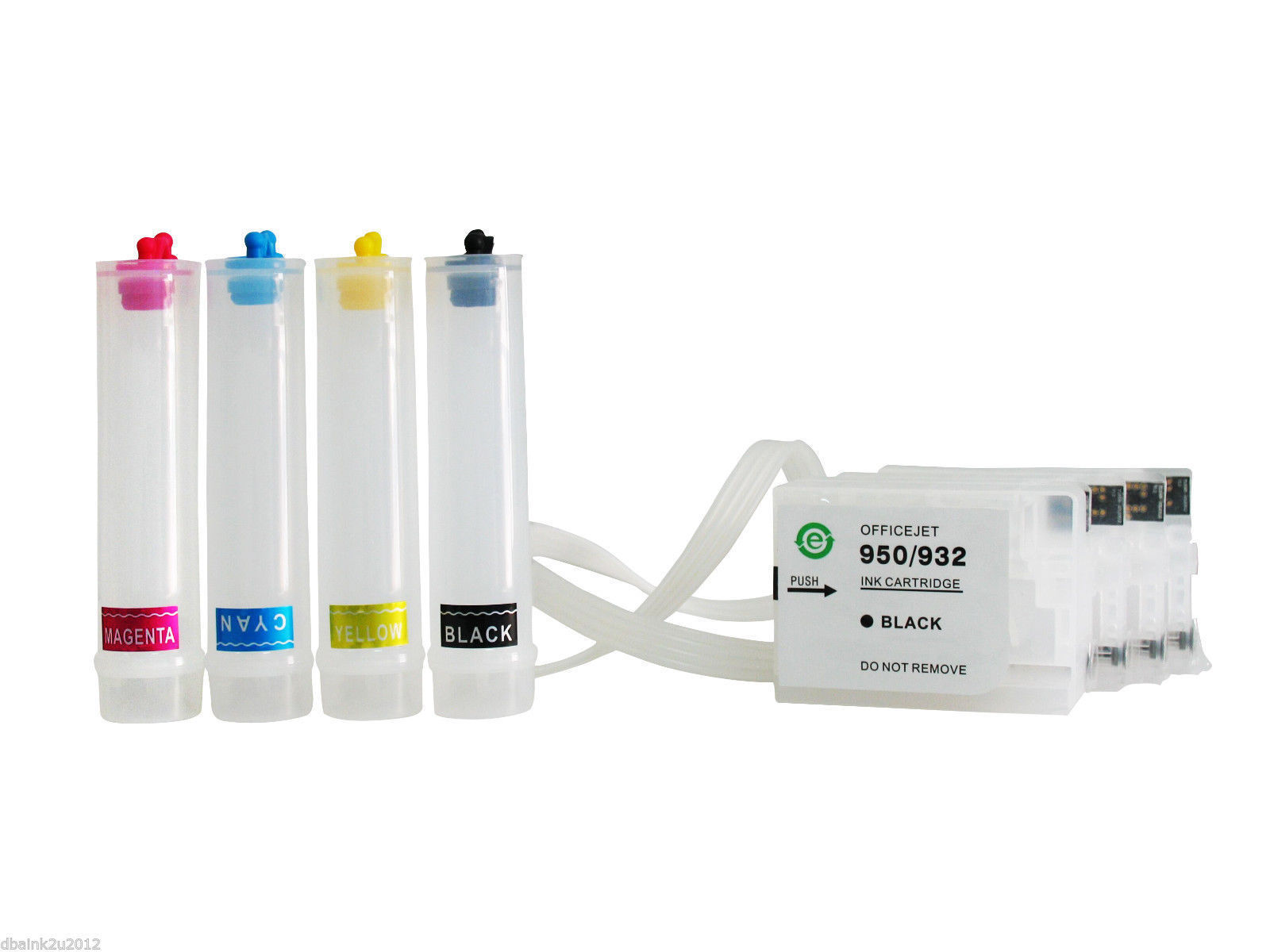 EMPTY CONTINUOUS INK SYSTEM 932/933 CISS - CIS FOR HP Officejet 6600 6700 7610