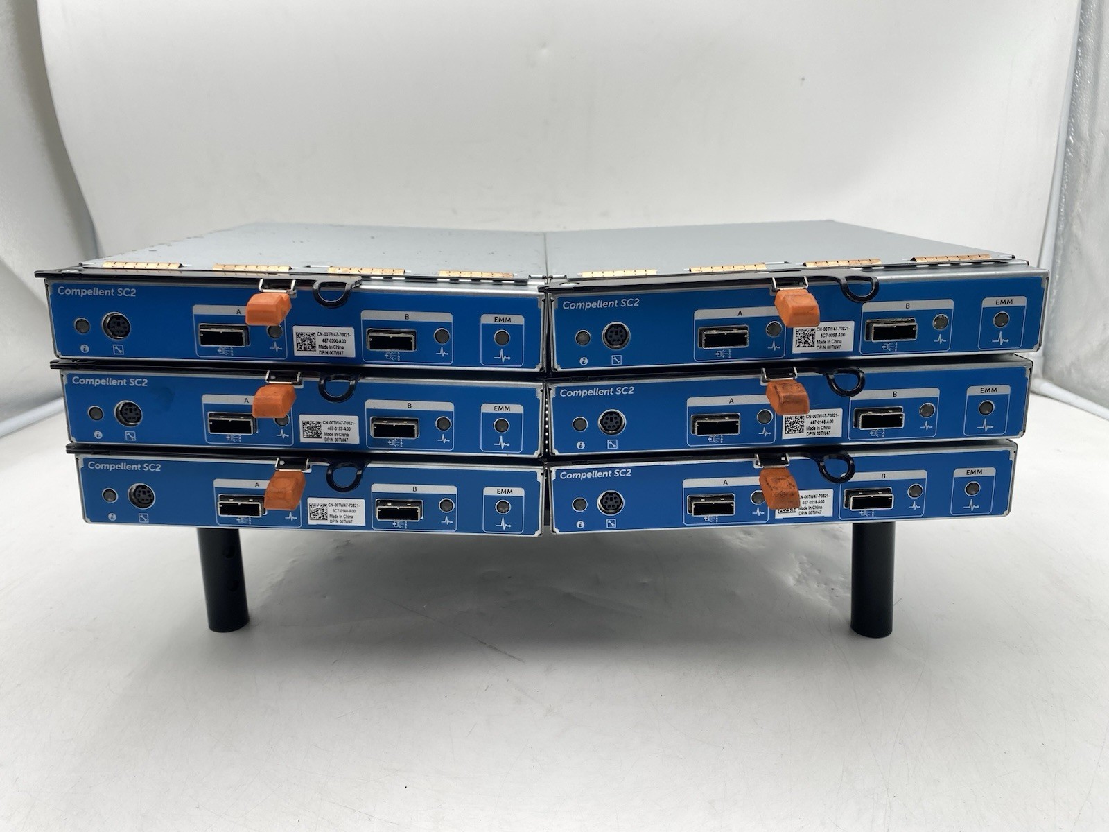 Lot of 6 Dell 00TW47 SAS Controller for Compellent SC200 SC220