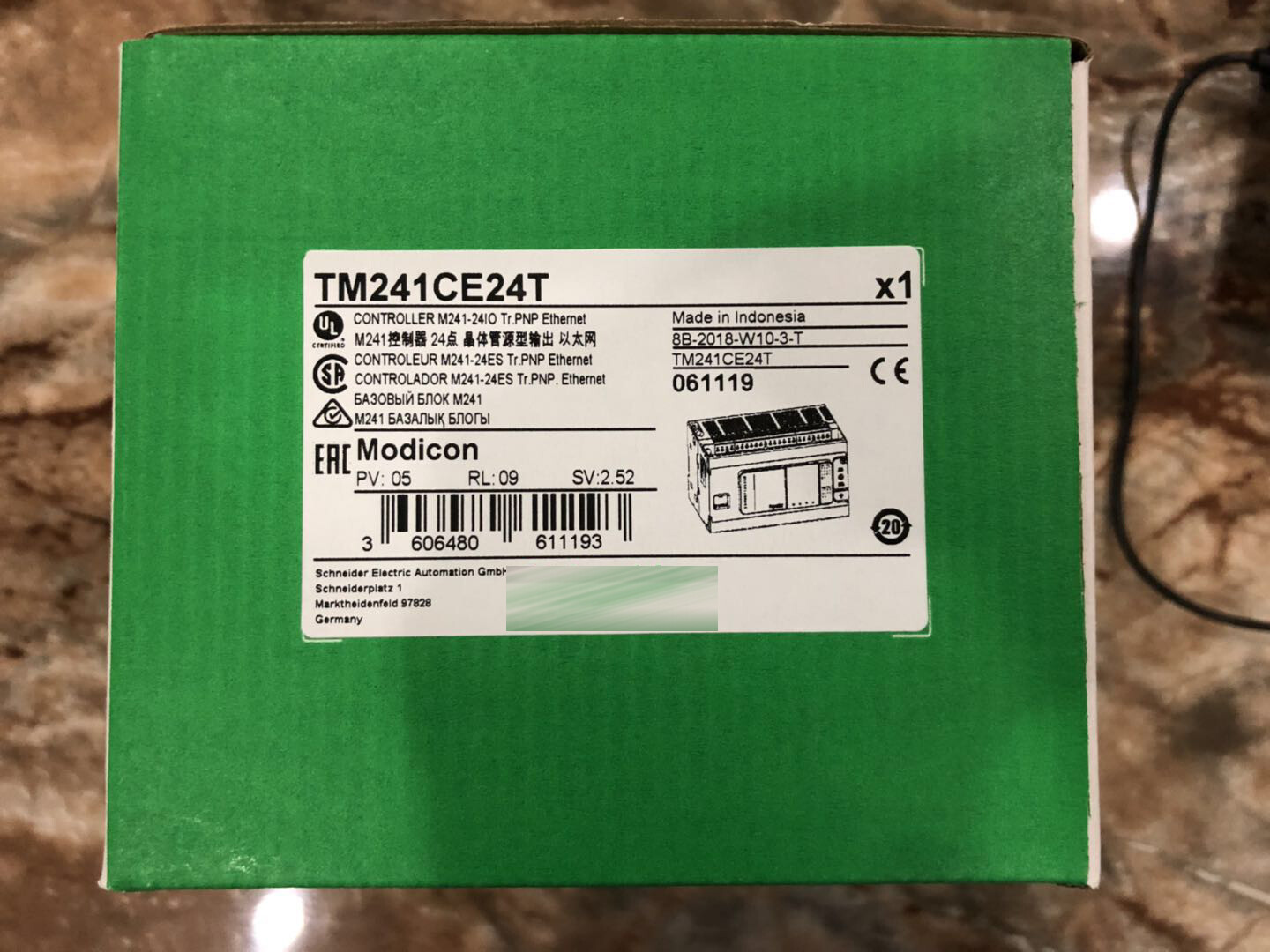 1PC TM241CE24T Programmable Controller New In Box One Year Warranty #