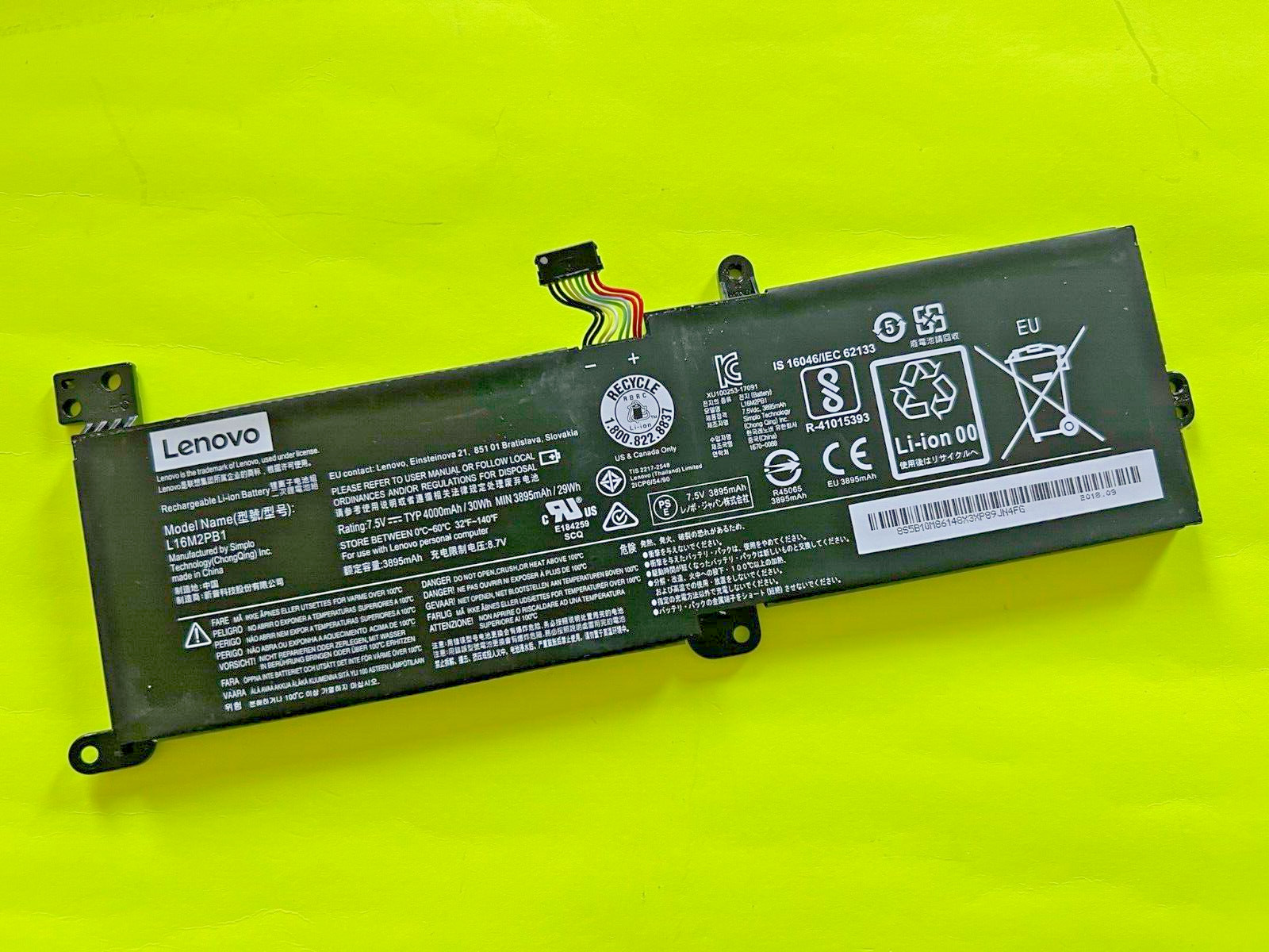 L16M2PB1 30Wh Battery For Lenovo Ideapad 320 L16L2PB2 L16L2PB3 L16S2PB2 L16C2PB2