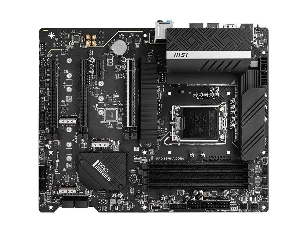 For MSI PRO Z690-A DDR4 motherboard Z690 LGA1700 DDR4 128G HDMI+DP ATX Tested OK
