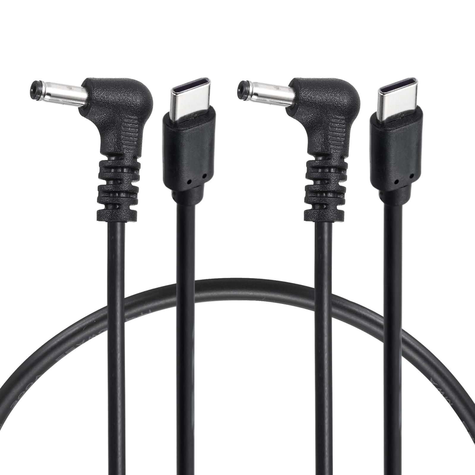 MECCANIXITY USB C to DC Power Cable 12V 3A 36W 3.5x1.35mm 0.4m/1.3ft, Black