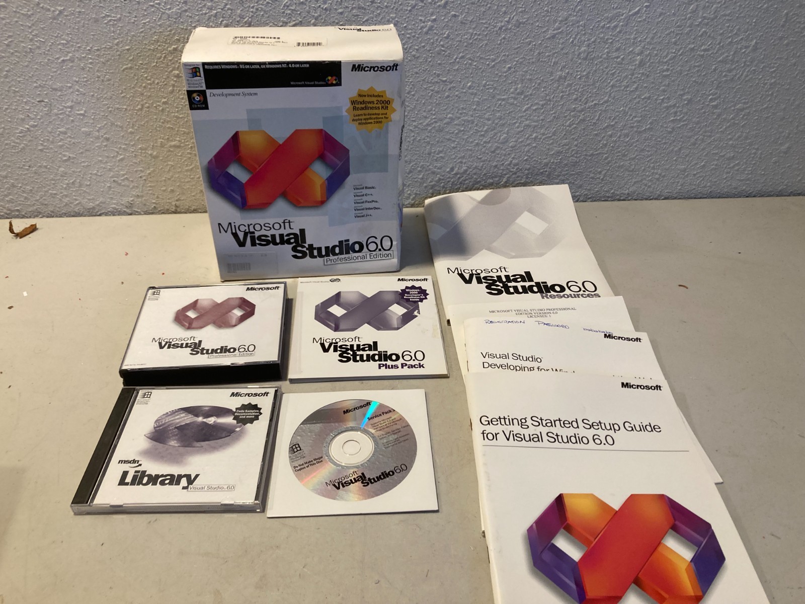 Microsoft Visual Studio 6.0 6 Professional 659-00391