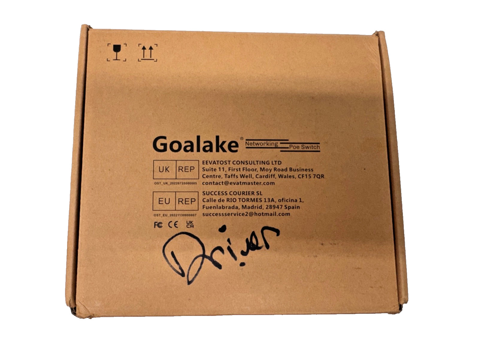 Goalake POE Switch Ethernet Model GPOE208 V6 8GE.POE+2GE.Uplink Max 120W New