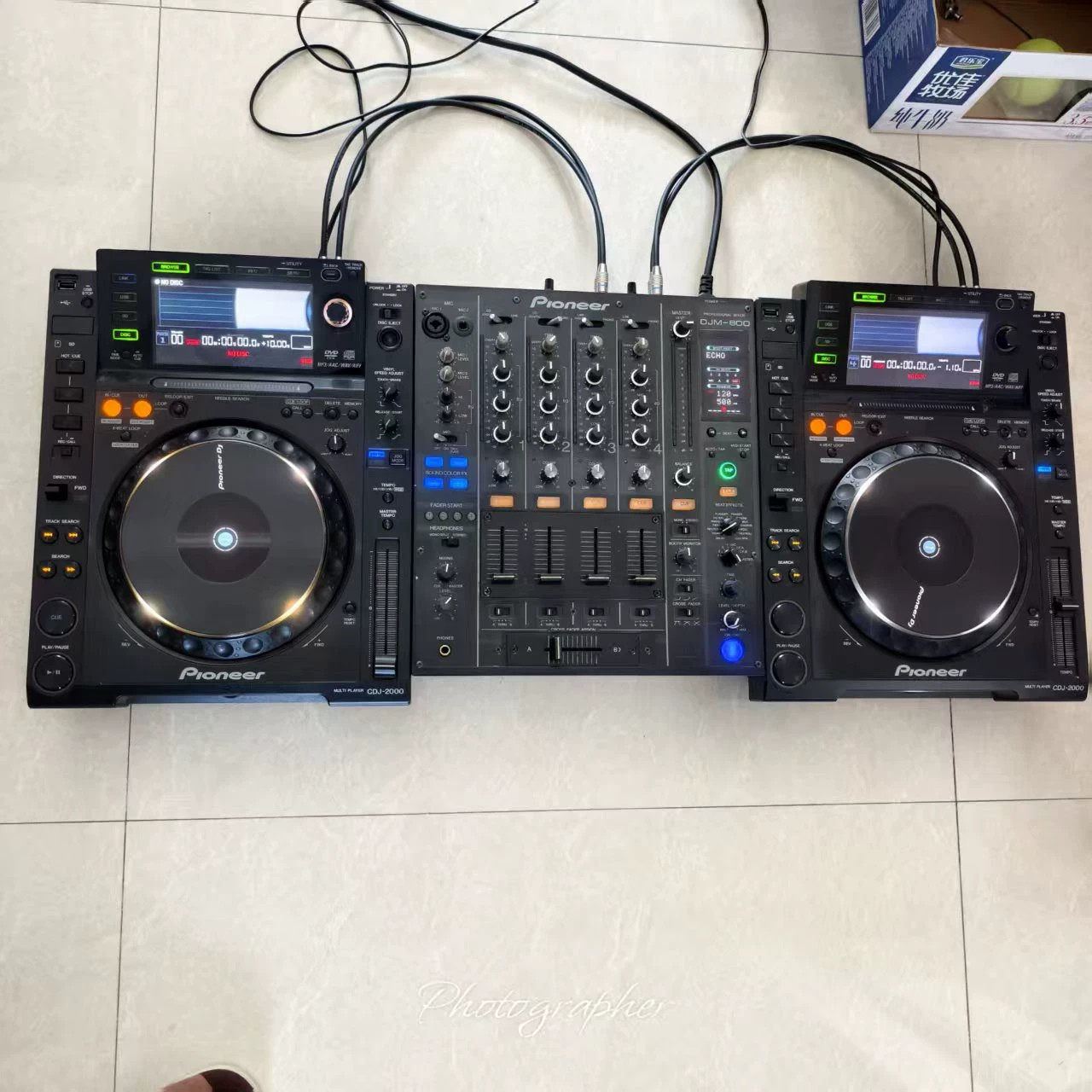 1PCS Used Pioneer cdj2000+djm800 Via FedEx or DHL