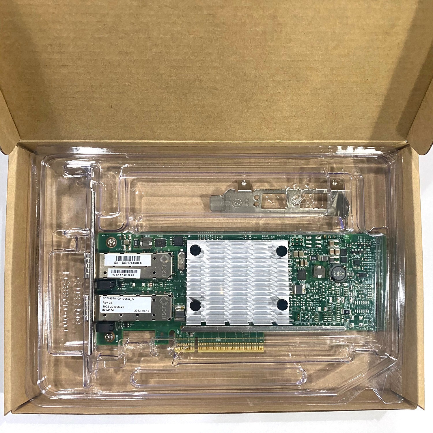 For Broadcom BCM957810A1006G Dual Port 10GbE SFP+ BCM57810S PCIe x8 Ethernet
