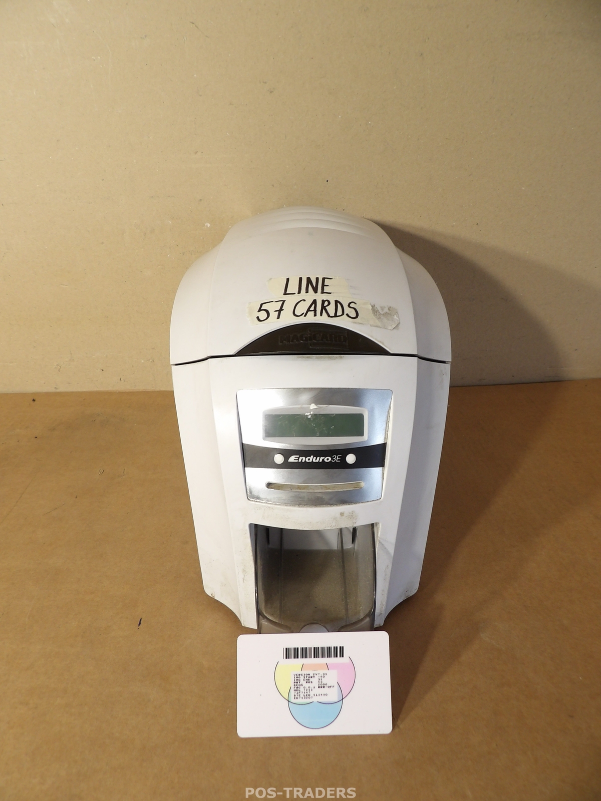 Magicard ENDURO 3E STD DUO Color Card Printer - 57 CARDS - LINE / INCL RIBBON