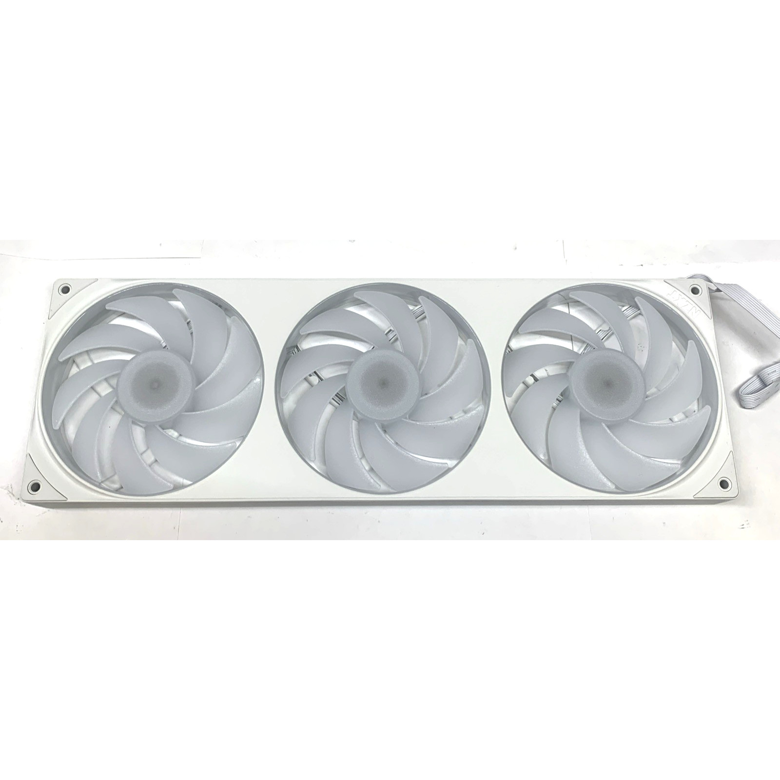 NZXT F360 RGB Core 360mm Single-Frame Fan Unit 3x120mm aRGB Airflow White
