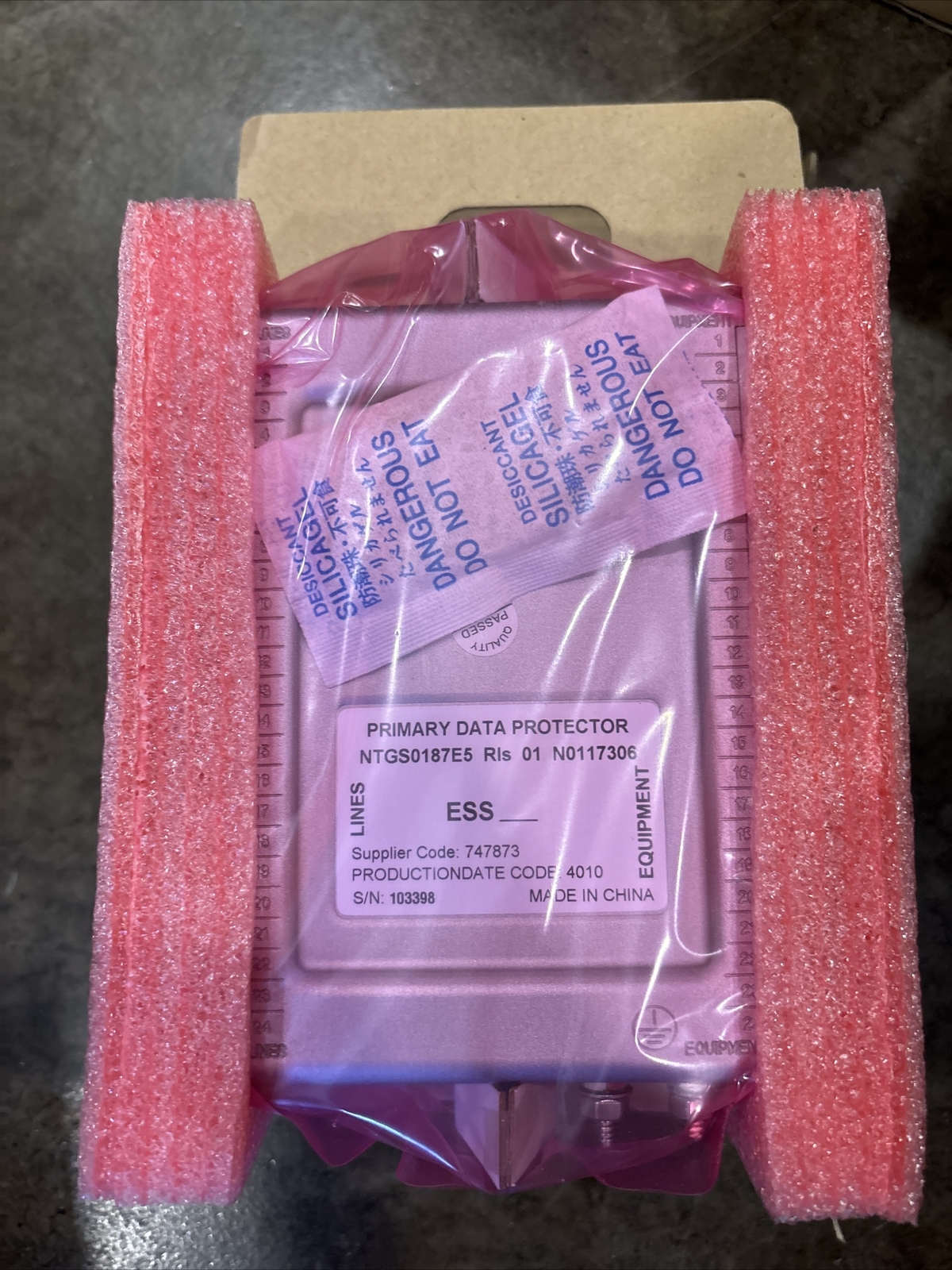 Nortel NTGS0187E5, Primary Surge Protector