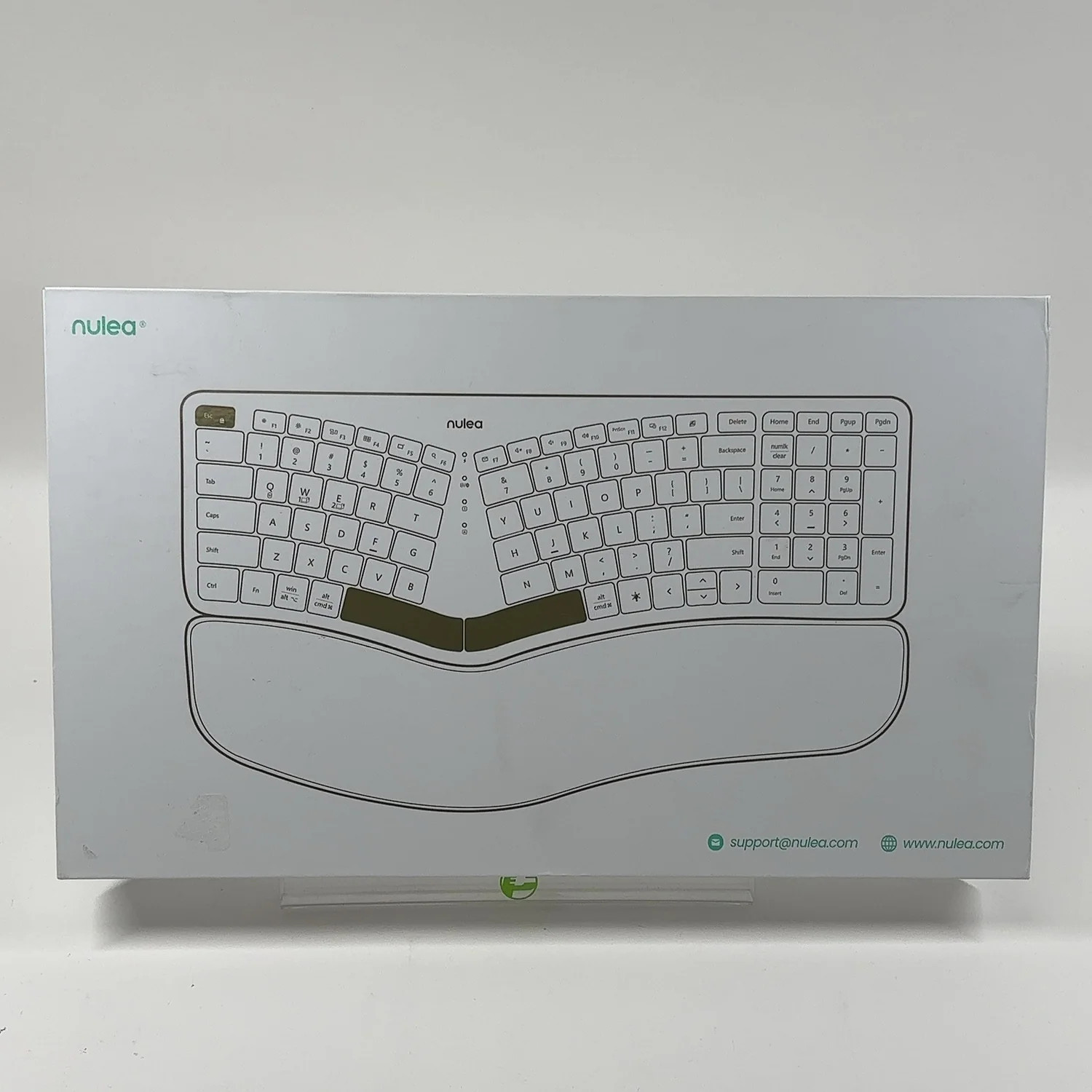 Open Box Nulea HD315 Wireless Ergonomic Keyboard Pink