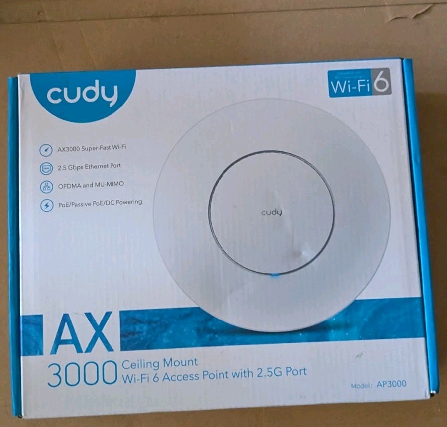 Cudy AX3000 Ceiling Mount Wi-Fi 6 Access Point 2.5G Port