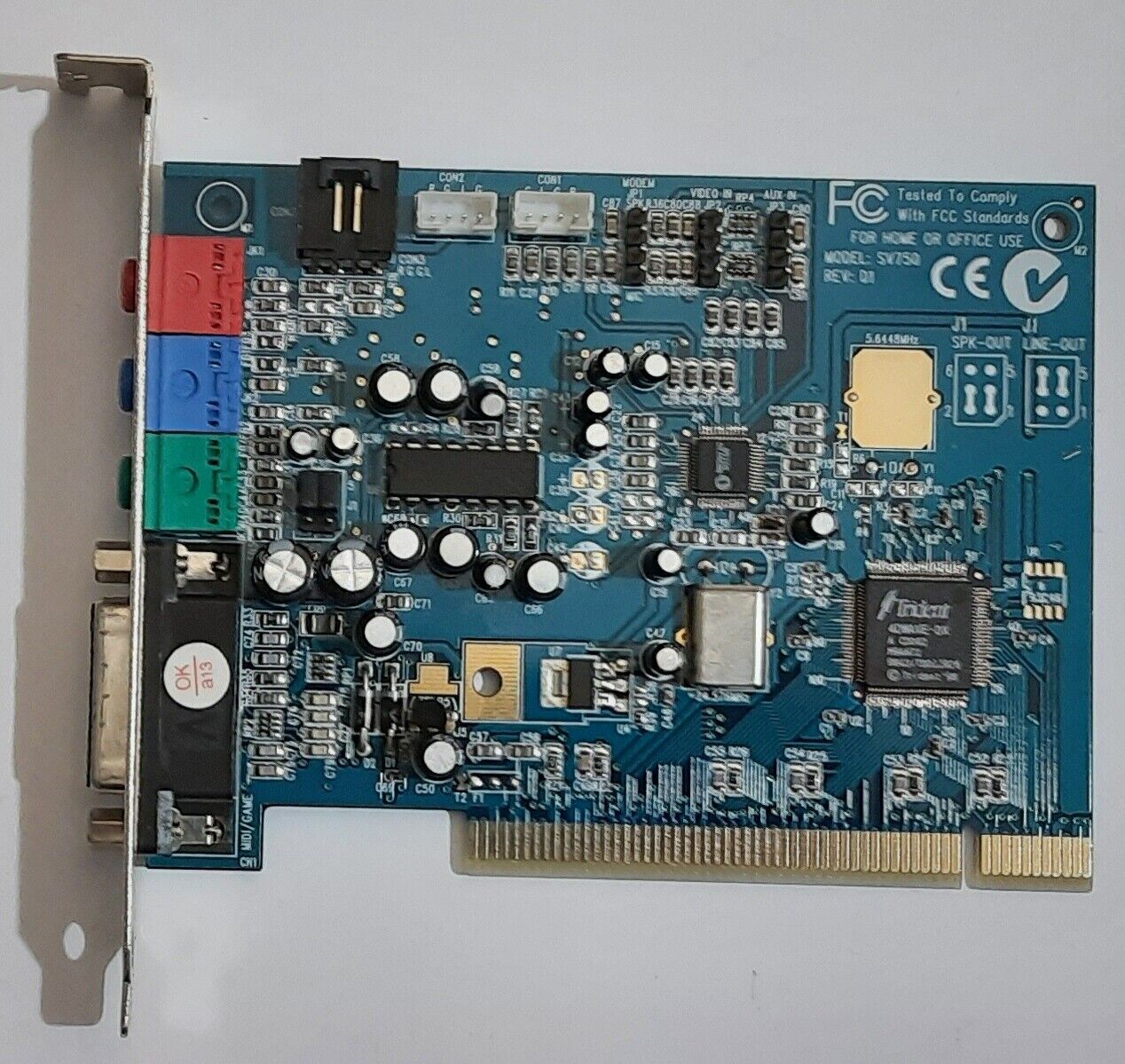 Addonics SV750 PCI Sound Card (Trident 4DWAVE-DX, Retro, 1999)
