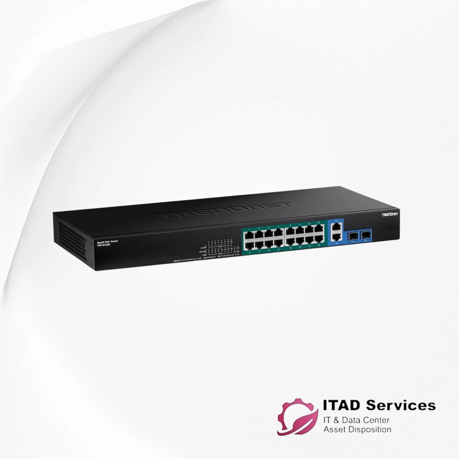 TRENDNET TPE-TG182F 18-Port Gigabit High Power PoE+ Switch
