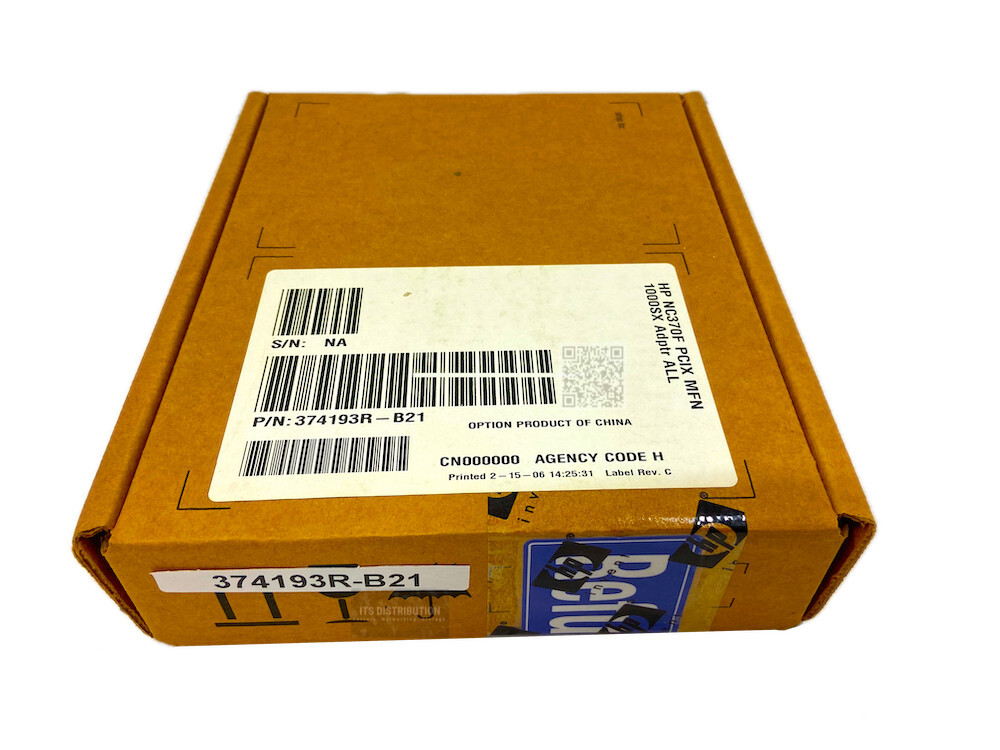 374193-B21 | Renew HP NC370F PCI-X Multifunction 1000SX Gigabit Server Adapter