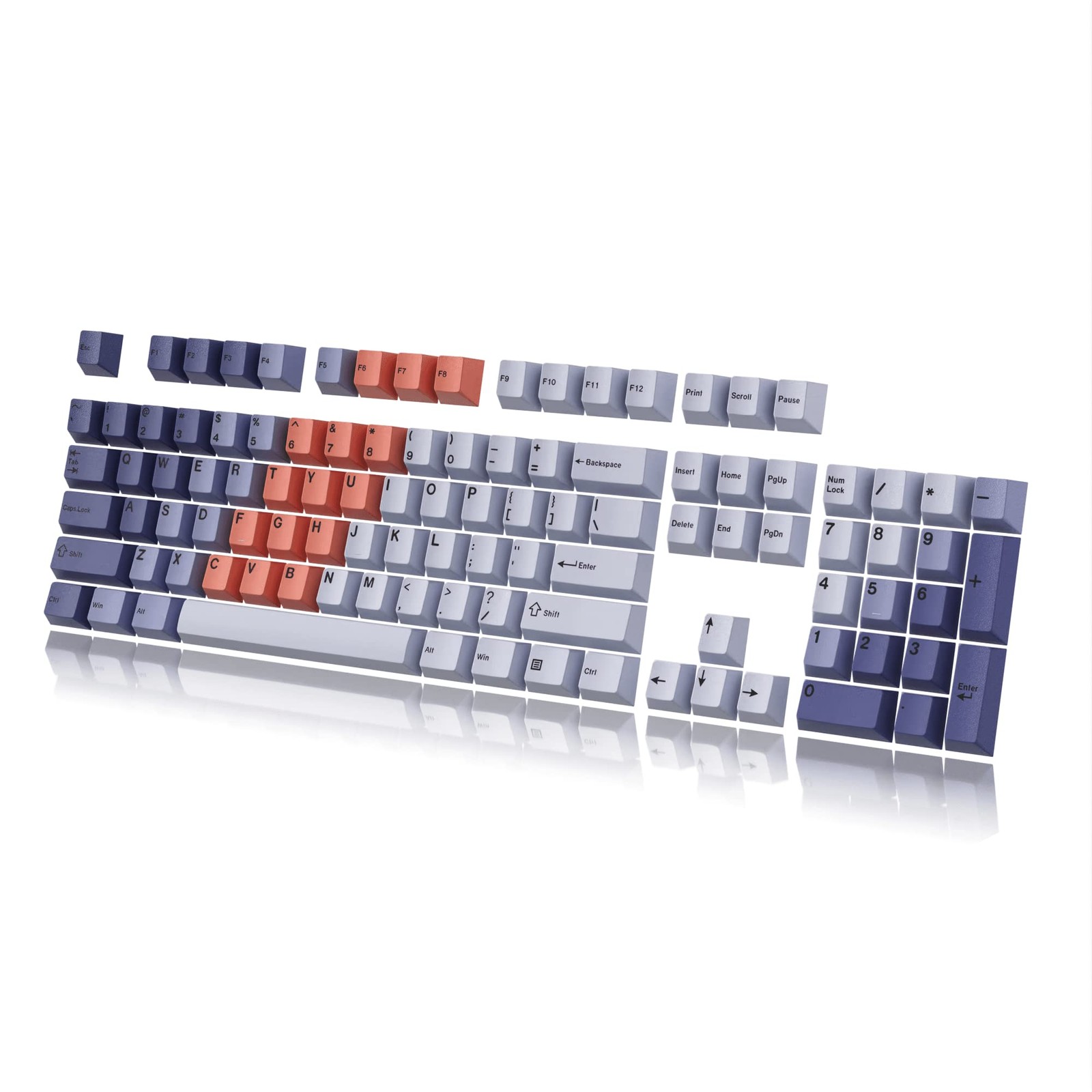 HK Gaming Custom Keycaps | Dye Sublimation PBT Keycap Set for Mechanical Keyb...