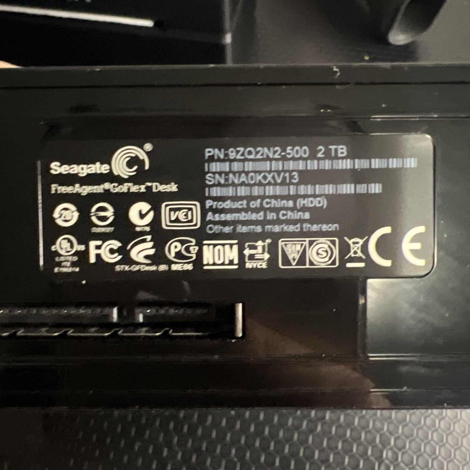 Seagate FreeAgent GoFlex Desk 2TB USB 3.0 External Portable HDD