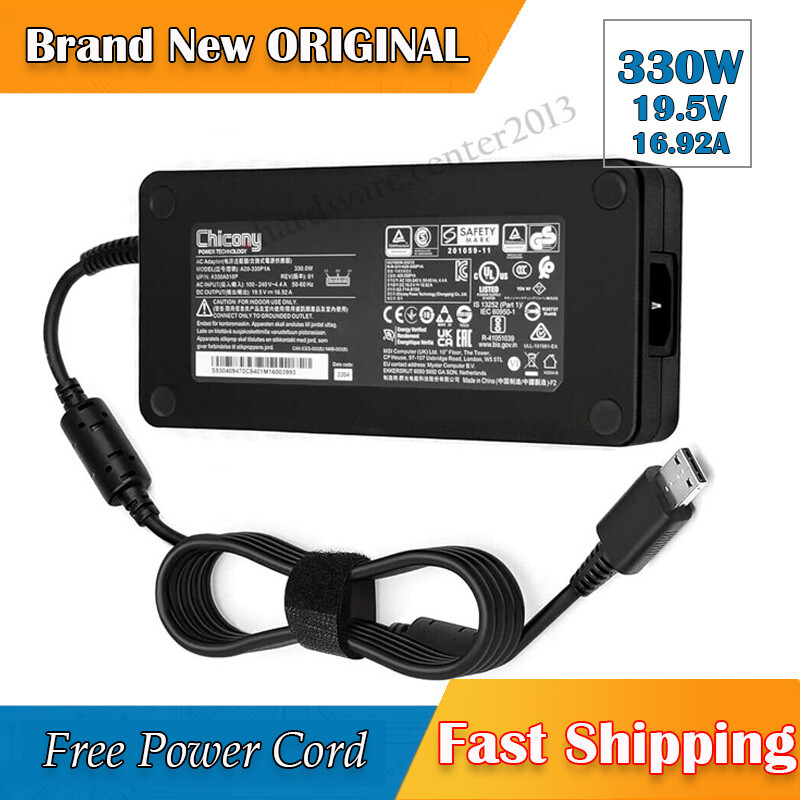 OEM Genuine 330W Charger Adapter for MSI Raider GE78HX 13VH-215US Power Supply