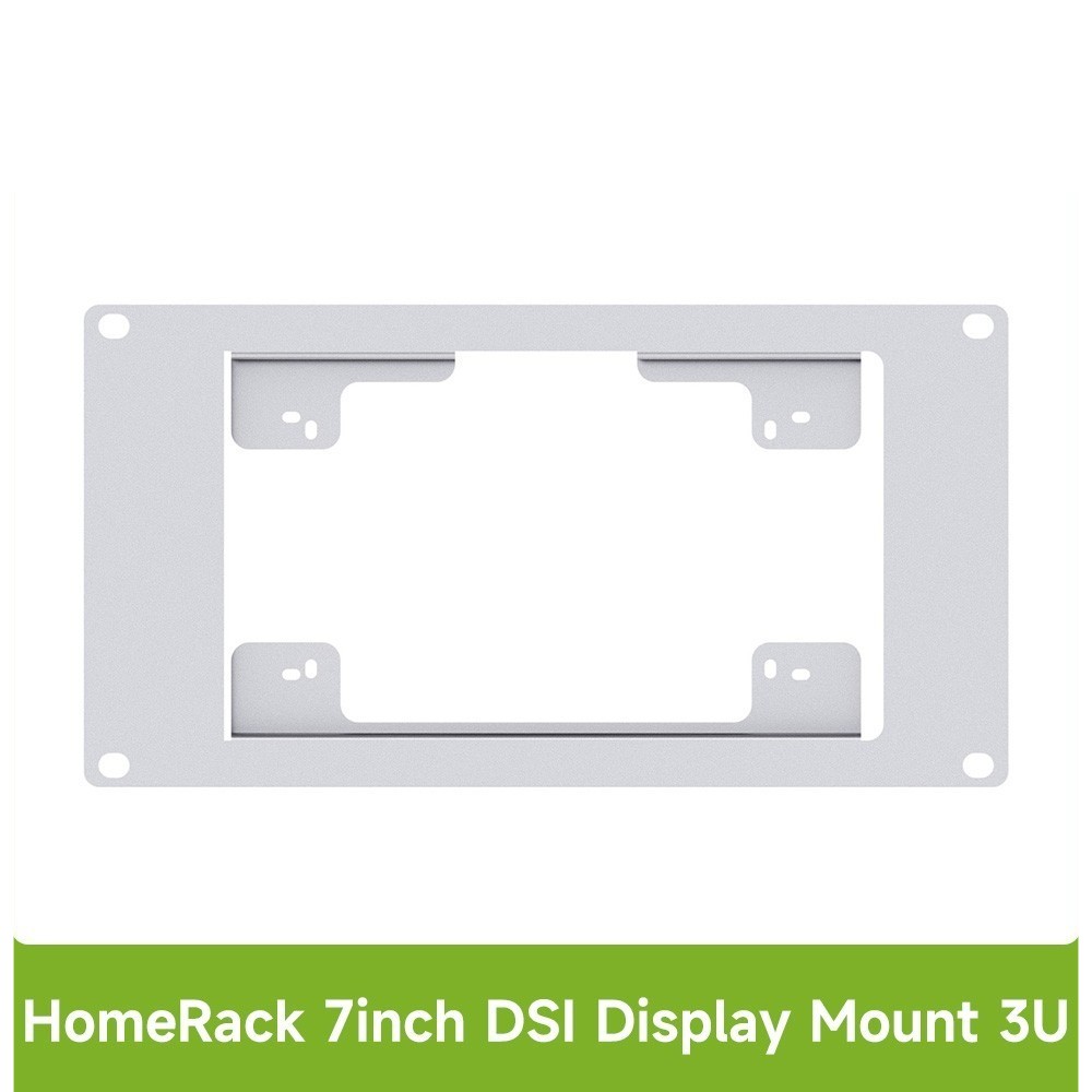 Waveshare HomeRack 7inch DSI Display Mounting Panel, 3U Mounting Space