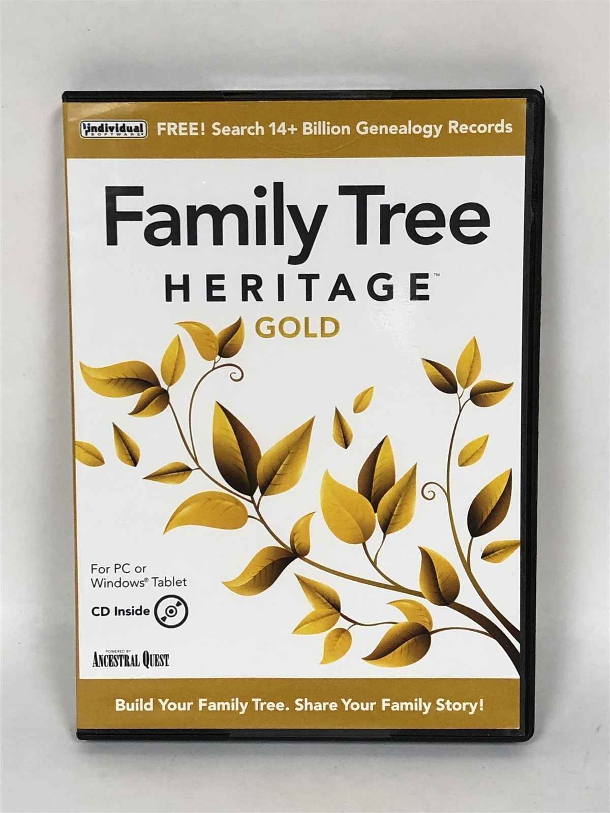 Individual Software ESD-F16M Family Tree Heritage GOLD 16 for Mac Learning Elect