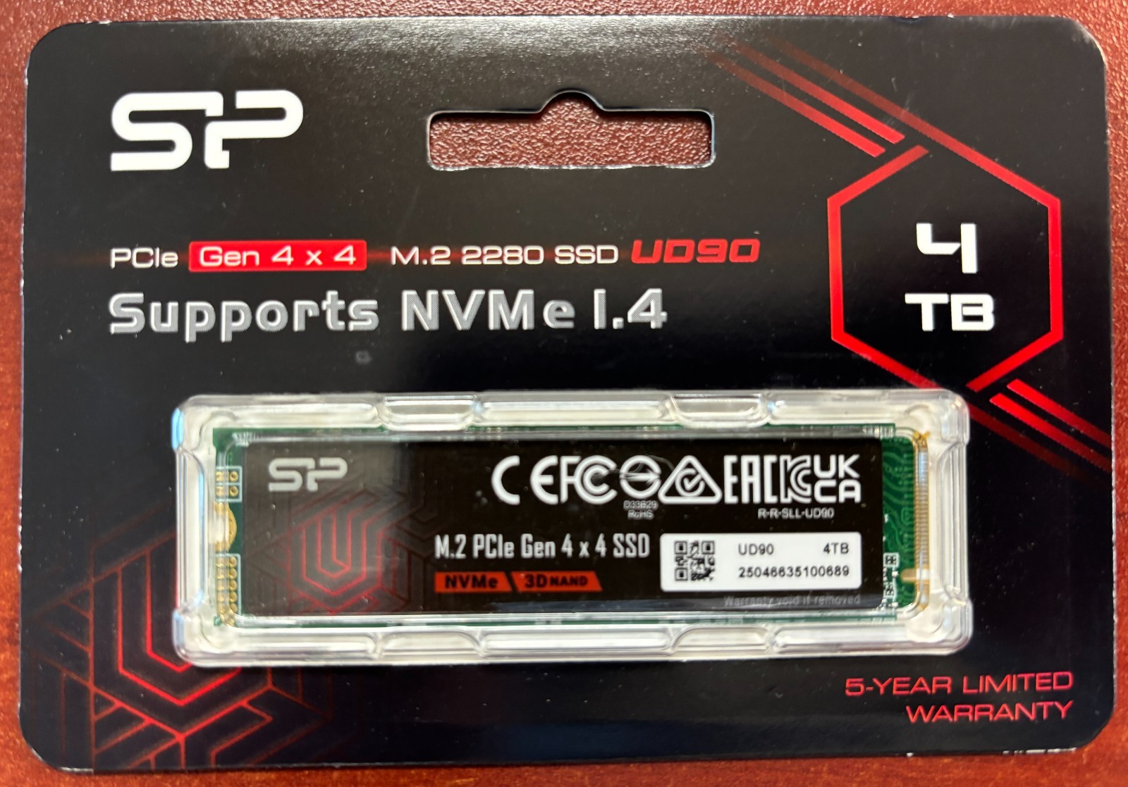 Silicon Power UD90 4TB NVMe PCIe 4.0 M.2 2280 Internal SSD