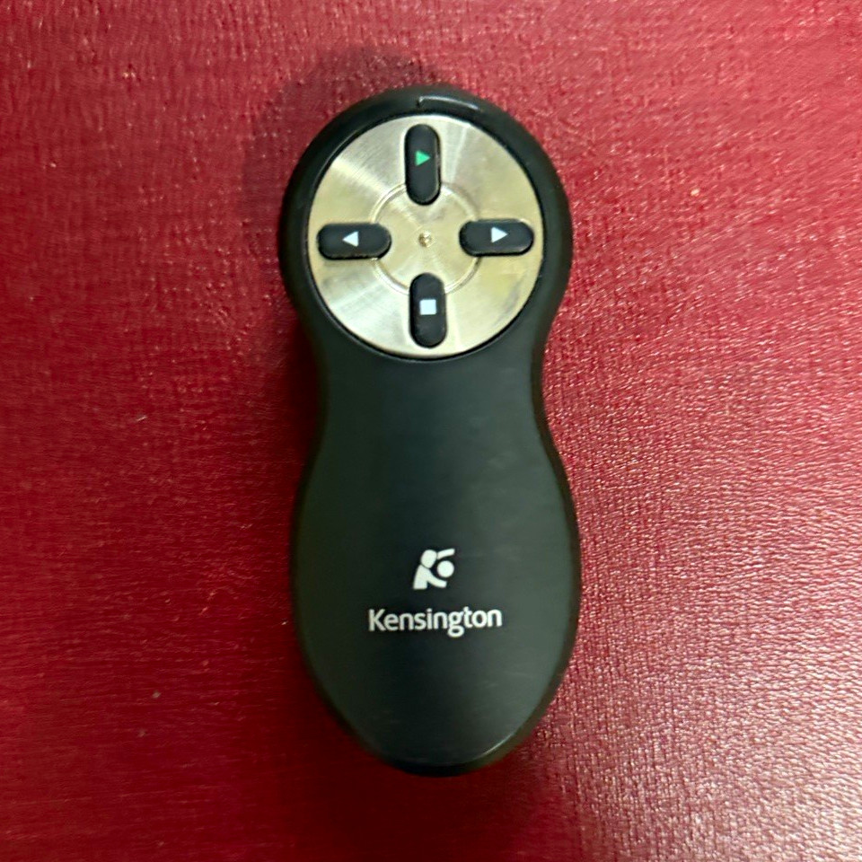 Kensington 33373 Wireless Presentation Remote Control Pointer, Black