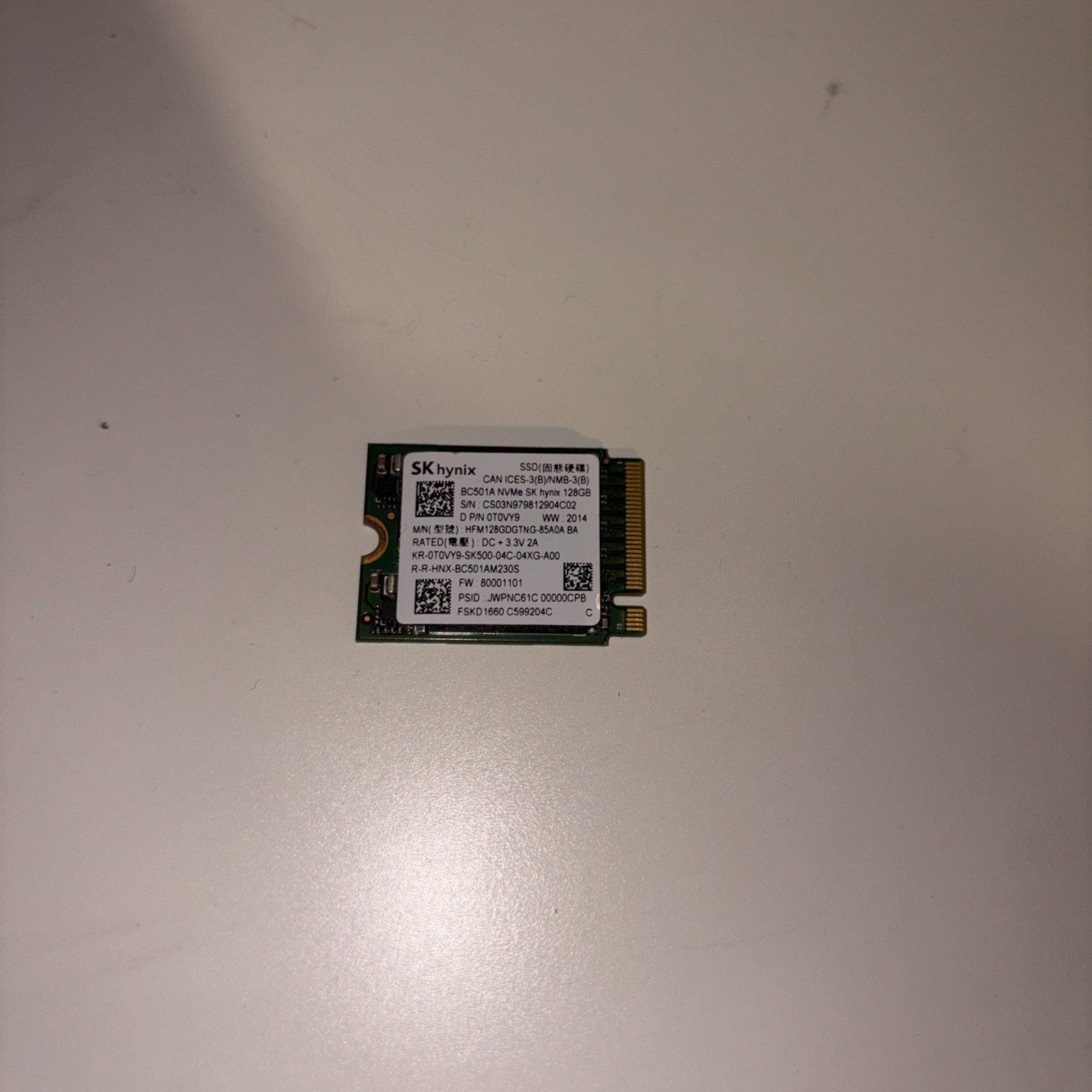 128GB SSD M.2 PCIE NVME Solid State Drive Mix Brand Samsung, WD, SK Hynix Kioxia
