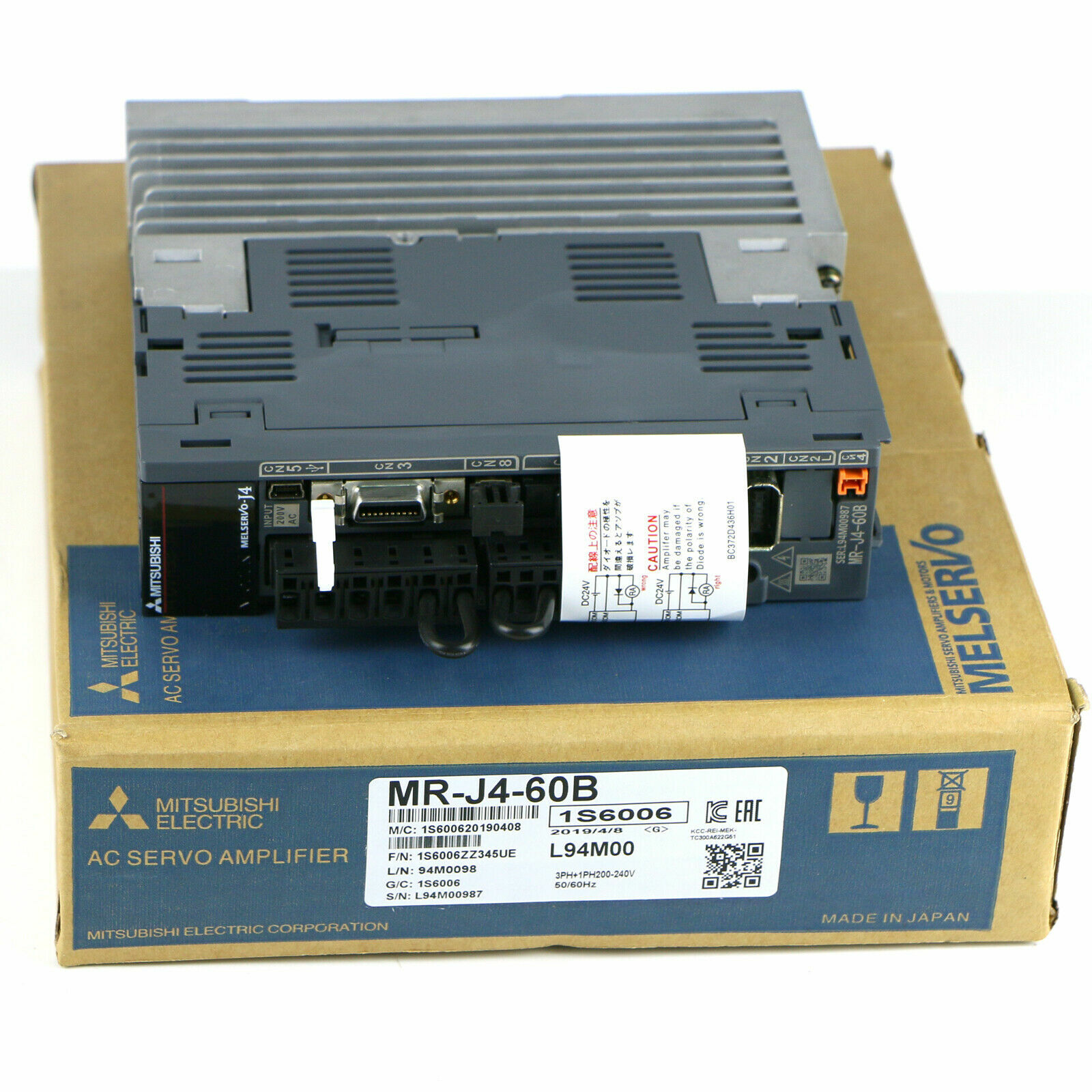 MR-J4-60B MRJ460B Mitsubishi Servo Driver Brand New fedex or DHL