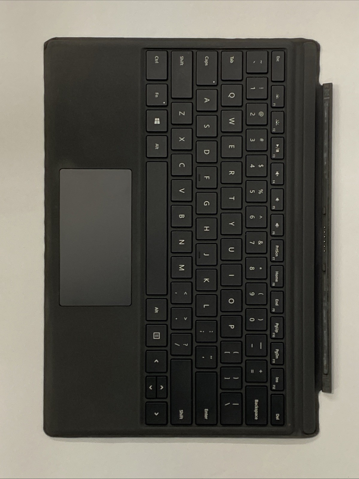 Microsoft Surface Pro Type Cover Keyboard 1725 Backlit Touchpad Tested