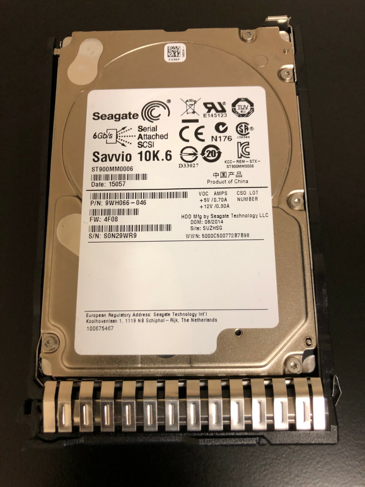 EG0900FCVBL COMPATIBLE REF HPE 900GB SAS 6G 10K SFF DP HDD