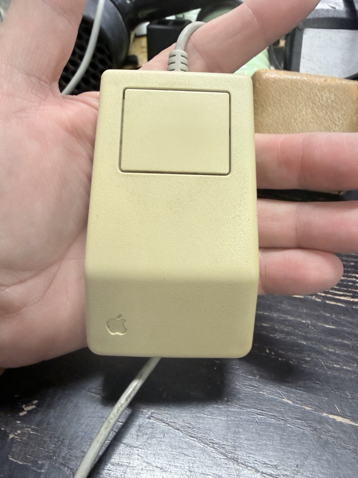 Apple Macintosh Desktop Bus Mouse ADB Model G5431 Roller Ball Vintage