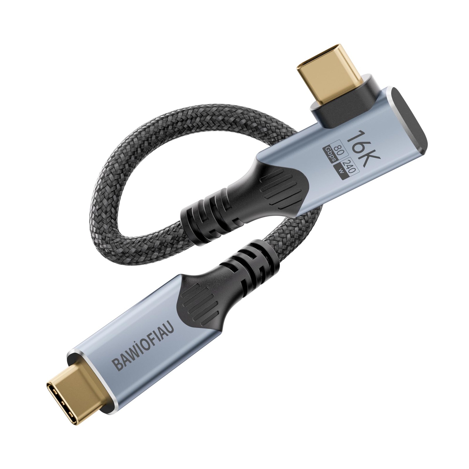 BAWIOFIAU 80gbps USB c Data Cable Compatible with Thunderbolt 5 1 ft