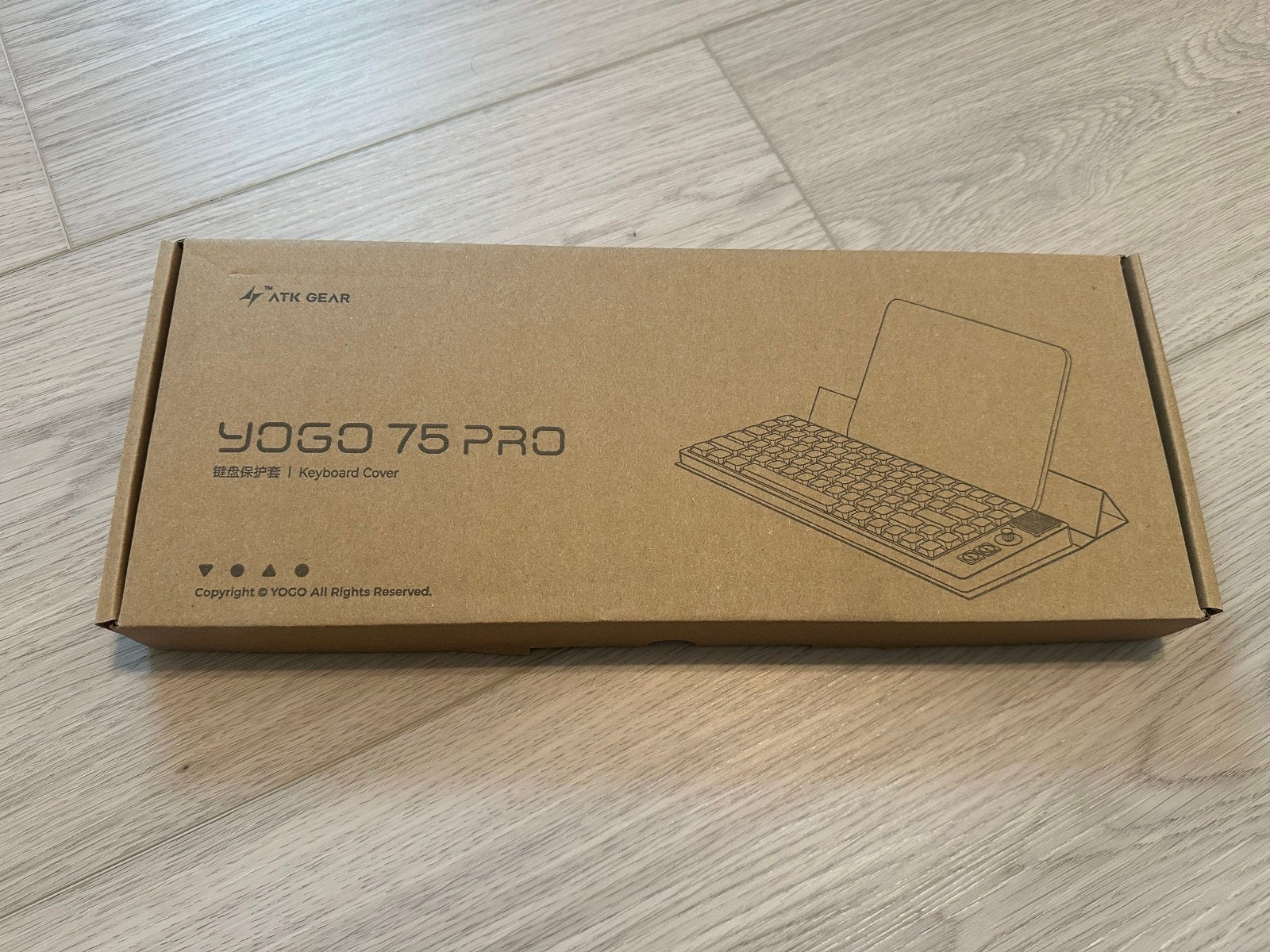YOGO 75  PRO low profile mechanical magnetic keyboard case new in box