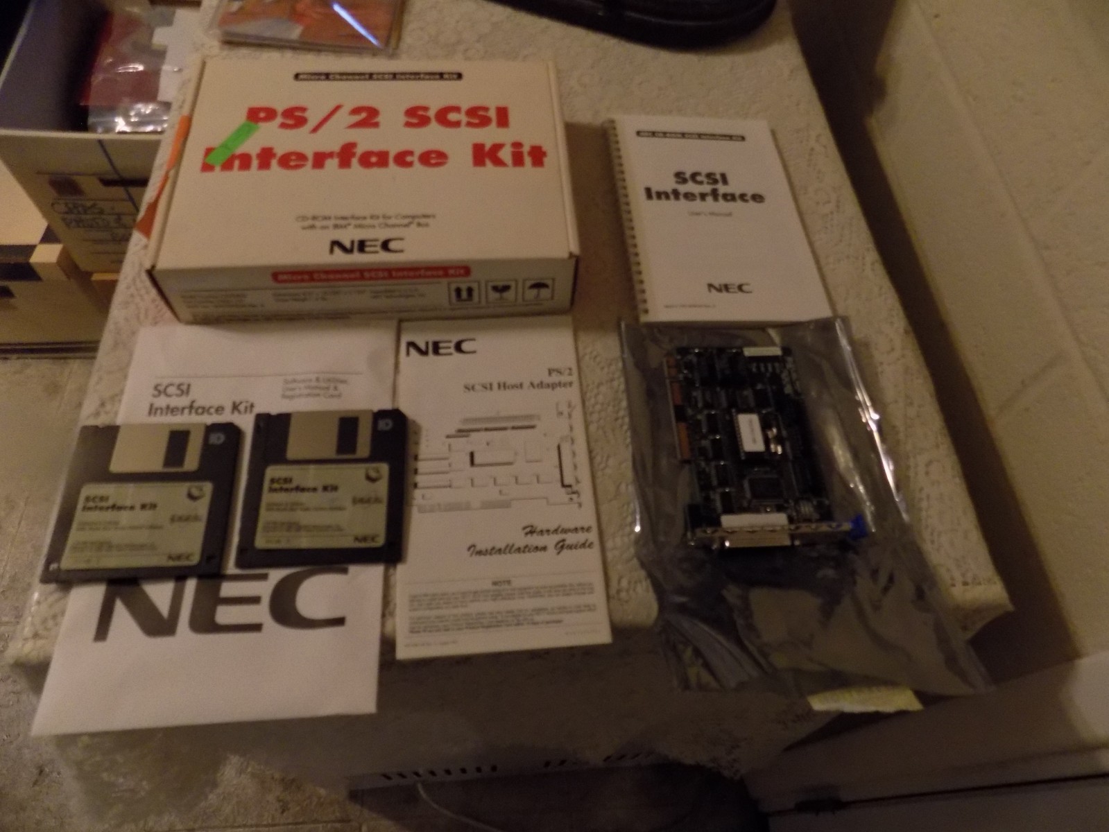 CD-PS003 nec micro channel scsi interface kit open box