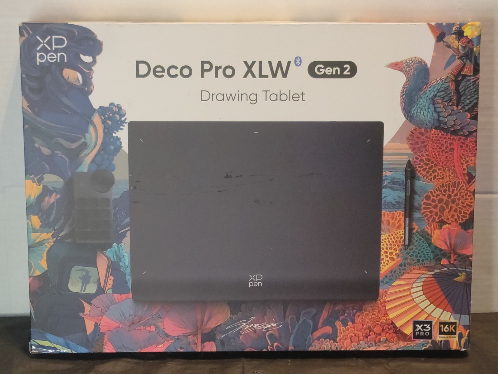 XPPen Deco Pro XLW 2nd Gen 15" Wireless Drawing Tablet  Graphics Pad - NEW