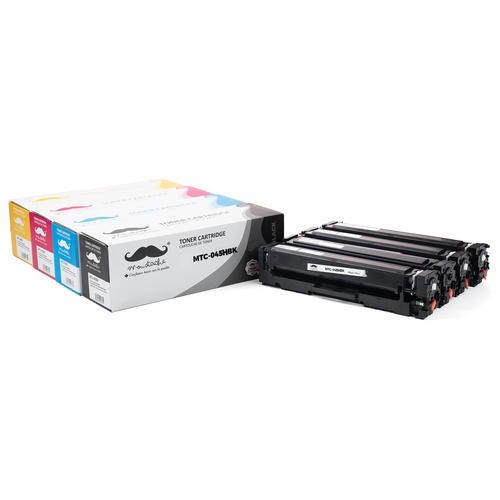 Canon 045H Compatible Toner Cartridge Combo High Yield BK/C/M/Y - Moustache