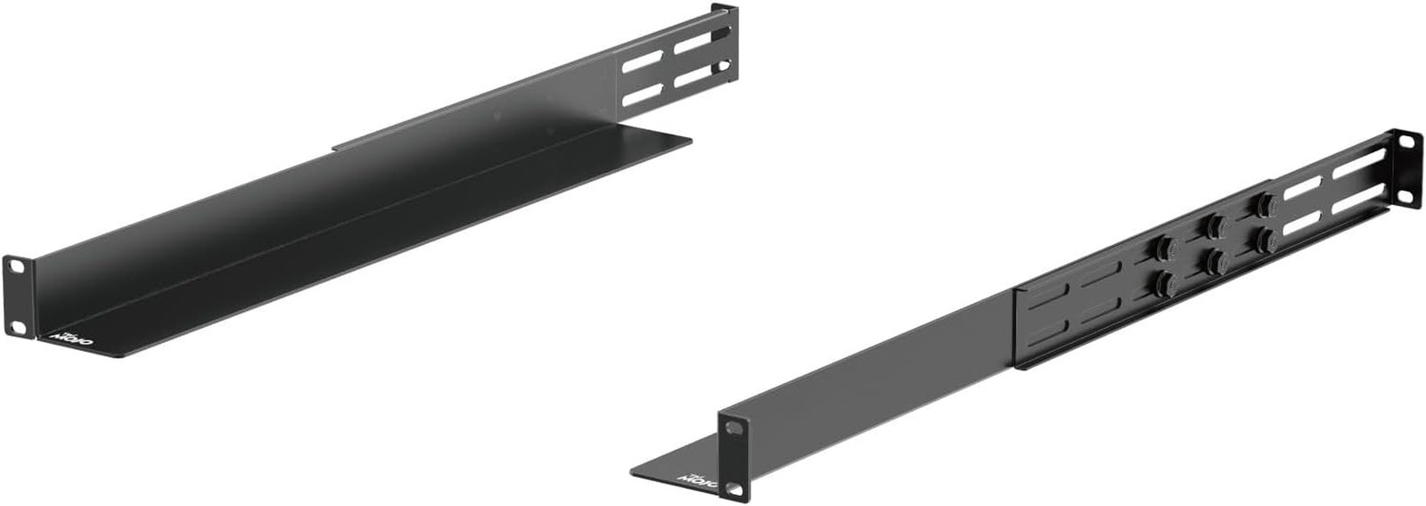 Tecmojo 1U Universal Rack Mount Rails,4-Post Server Rack Shelf Rail with 20.9"-3