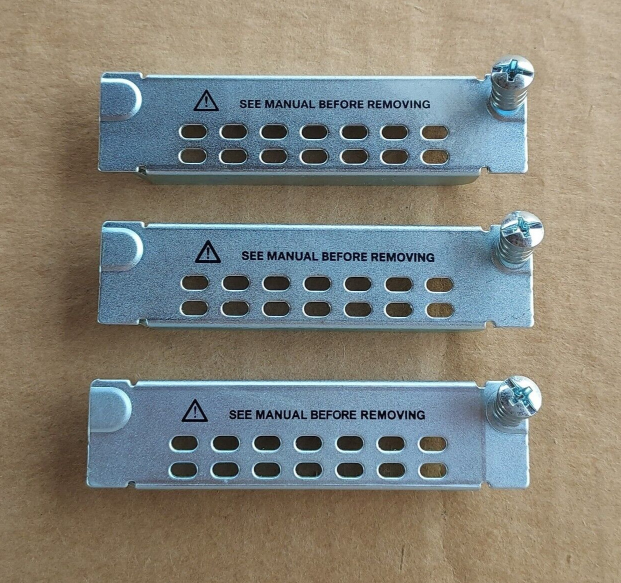3x Cisco HWIC Blank Cover 700-29581-02 Panel Plate 1900 1941 2900 2911 3900