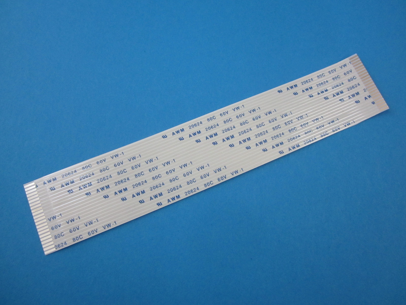 Flex Cable 1.25mm Pitch 22 PIN 150mm Type A AWM 20624 80C 60V