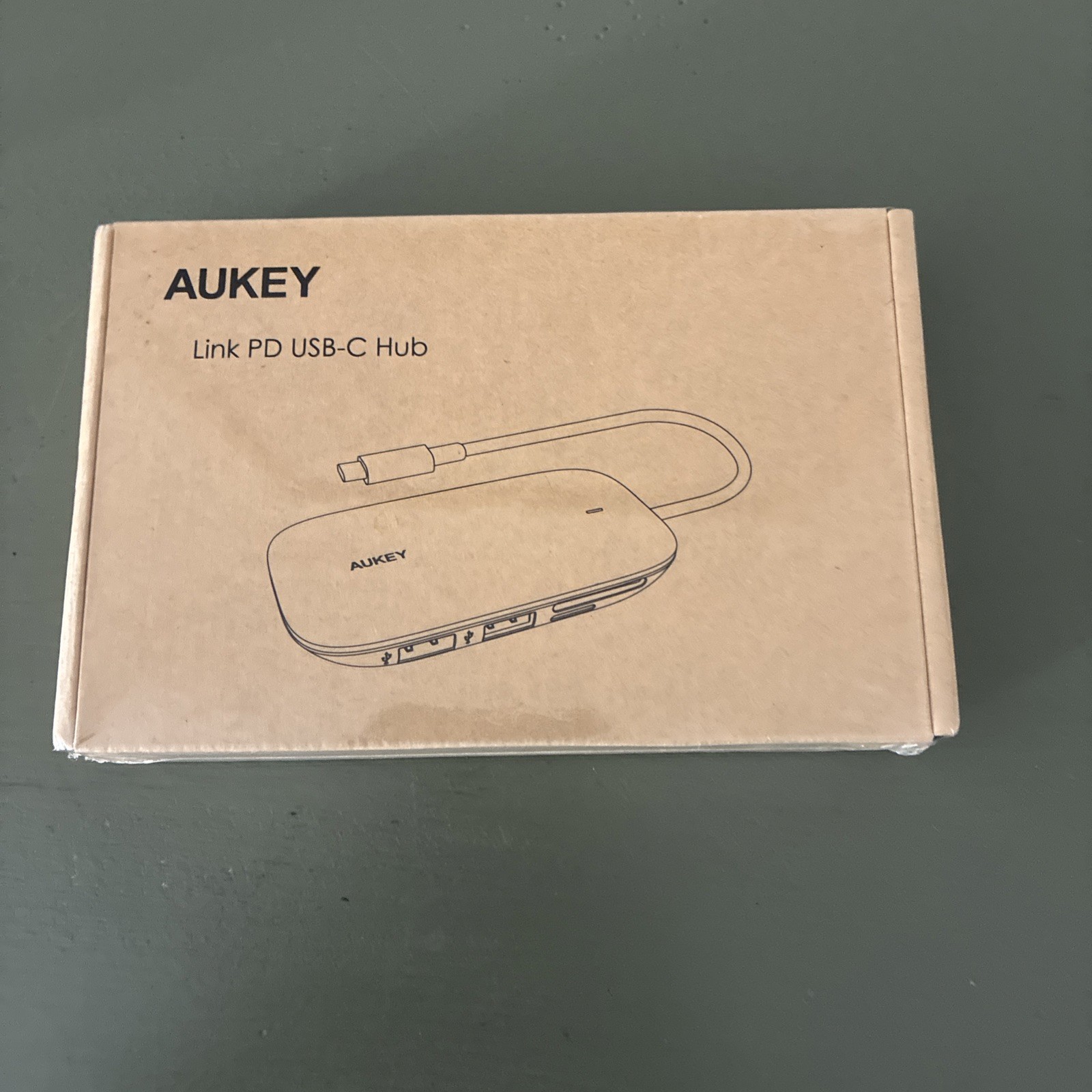 AUKEY CB-C68 Unity Link PD II 7-in-1 USB-C Hub with 100W PD New Sealed