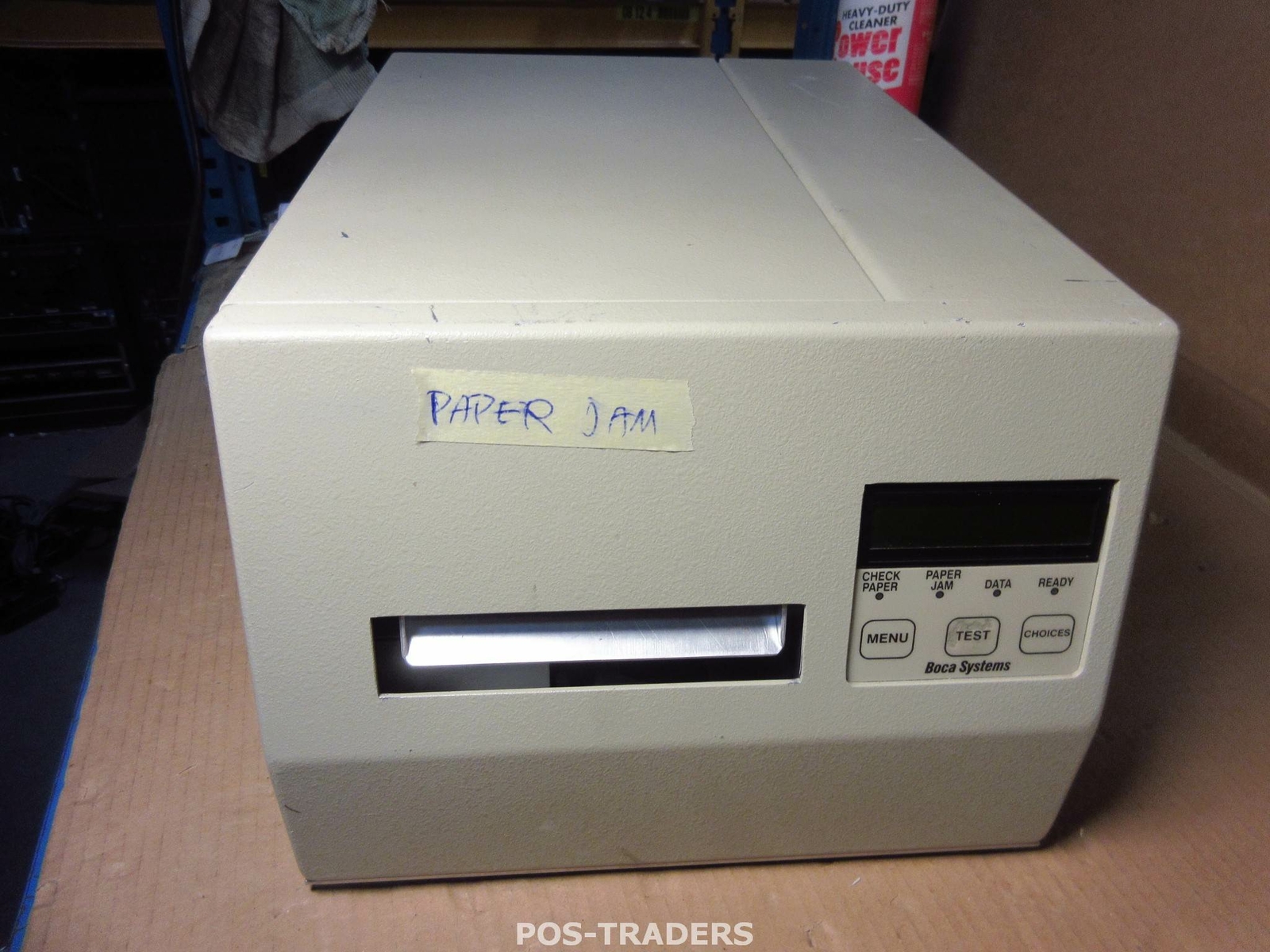 BOCA Mini MB direct thermal ticket printer Serial Ghostwriter - PAPER OUT ERROR