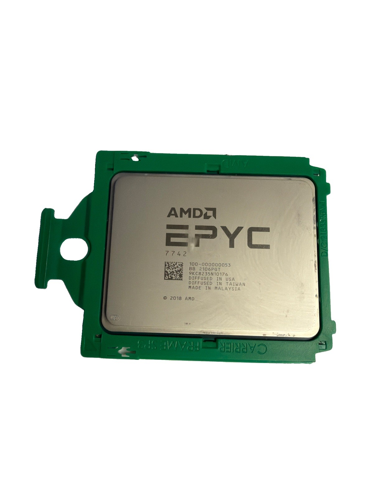 AMD EPYC 7742 2.25-3.40GHz 64-Core 128-Thread CPU SP3 Socket. Unlocked