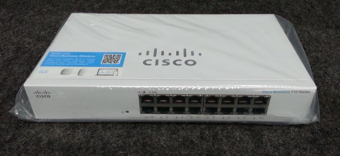 CISCO CBS110-16T 16-Port Unmanaged Switch White