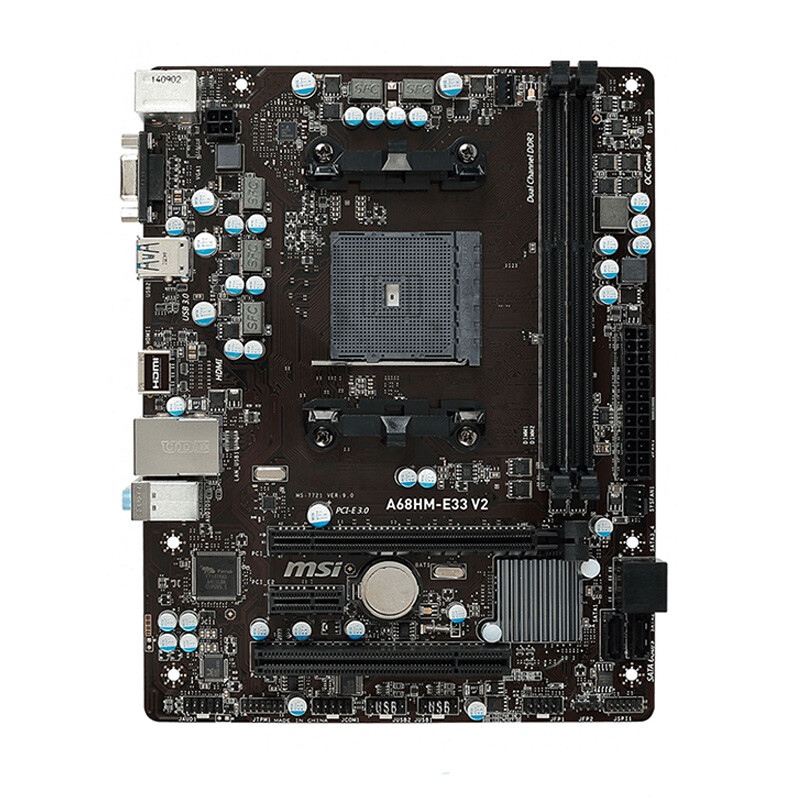 For MSI A68HM-E33 V2 Motherboard AMD FM2 DDR3 M-ATX Mainboard