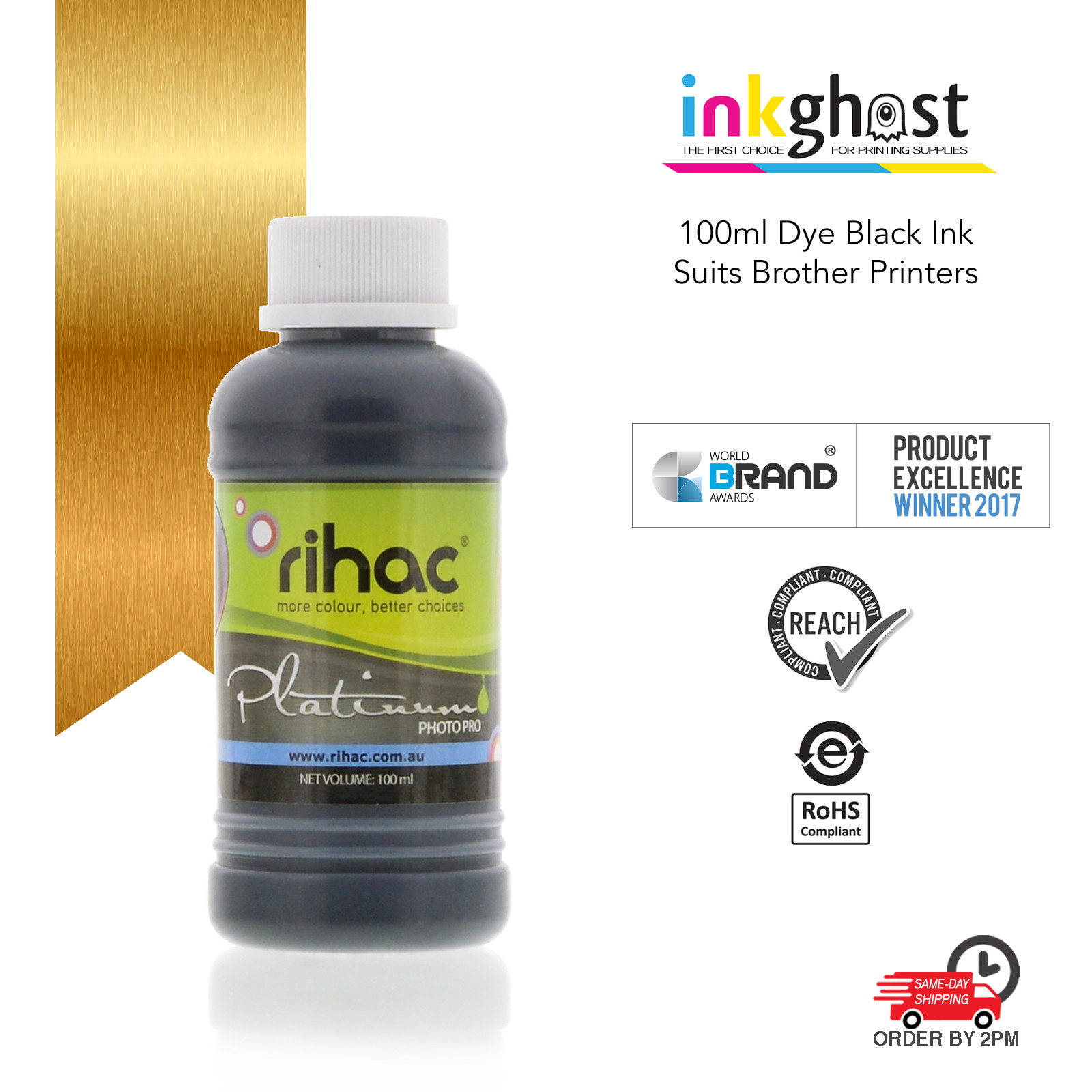 Rihac Bulk Refill Inks for Brother LC77 LC75 LC73 MFC-J5510 MFC-J6510 J6910 CISS