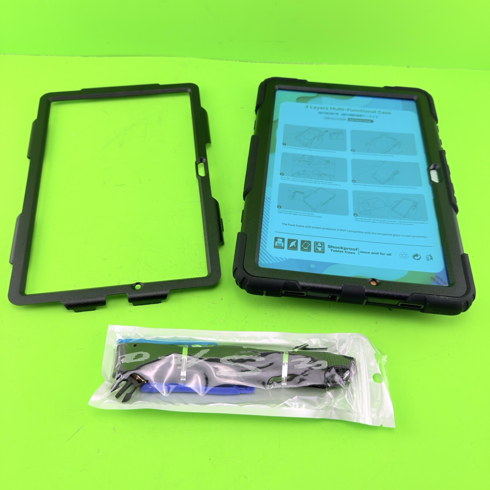 SEYMAC stock Case for Samsung Galaxy Tab A11+ Plus/A9+ Plus 11'', Full-Body Drop