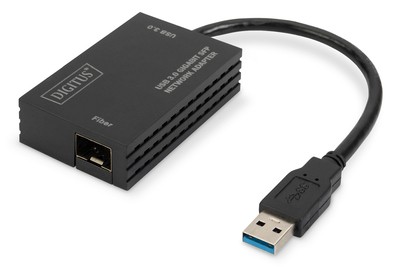 DIGITUS USB 3.0 Gigabit SFP Network Adapter Digital/Data Adapter DN-3026