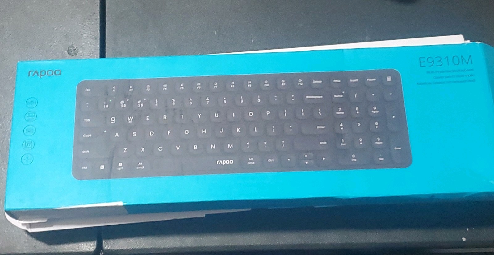 Rapoo E9310MMulti Device Wireless Keyboard, 