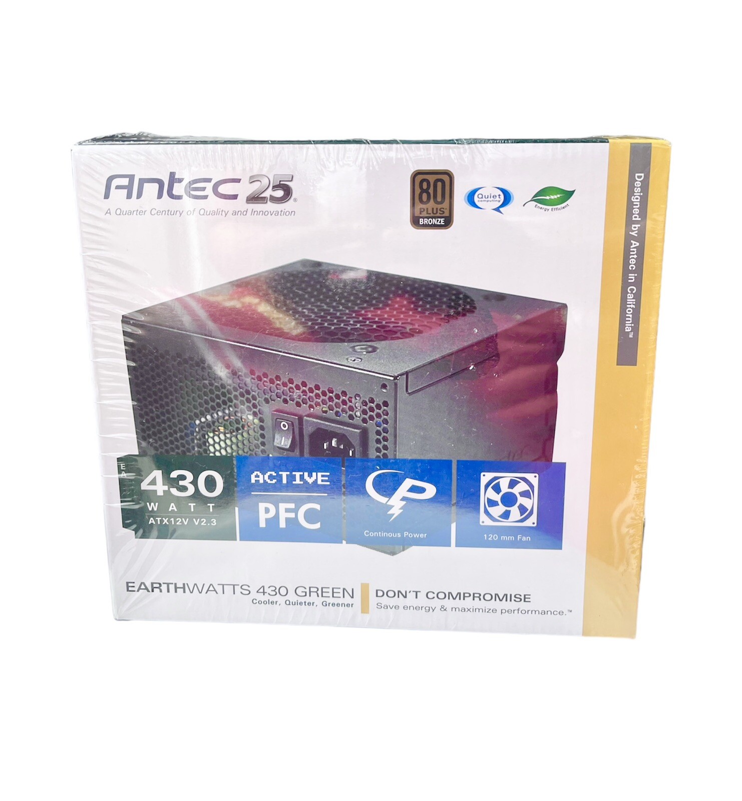 Antec Earth Watts Green 430 Watts 80 Plus Bronze Power Supply
