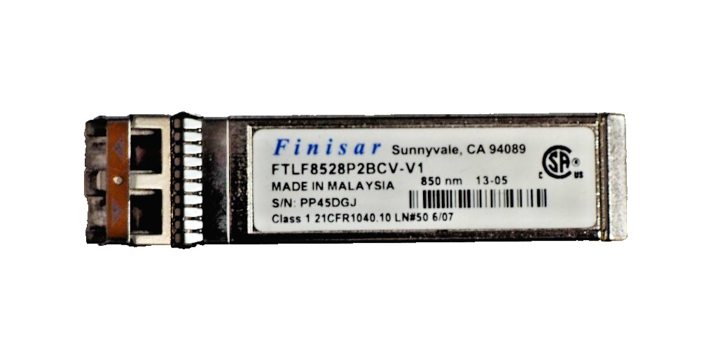 Finisar FTLF8528P2BCV-V1 8GB 850NM Fiber Channel FC SFP Optical Transceiver